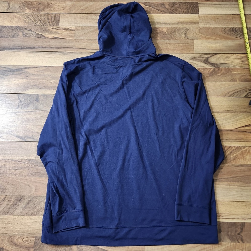 Rhoback Hesi Performance Hoodie Men's Fleet Navy Long Sleeve Pullover Size XXL - Picture 10 of 11